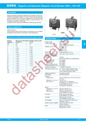 8345C01AU3M1DB1A1B125A datasheet  